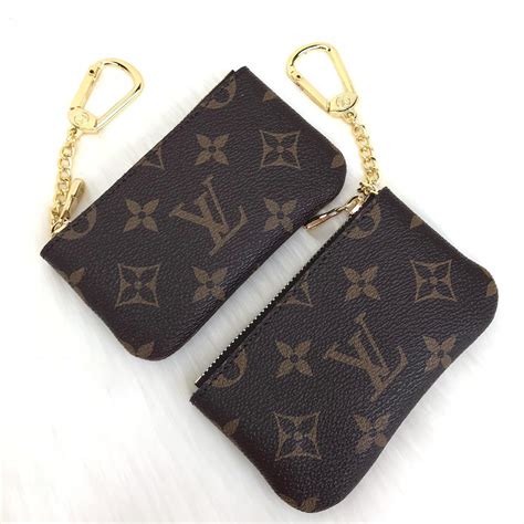 louis vuitton key pouch wallet|authentic Louis Vuitton keychain.